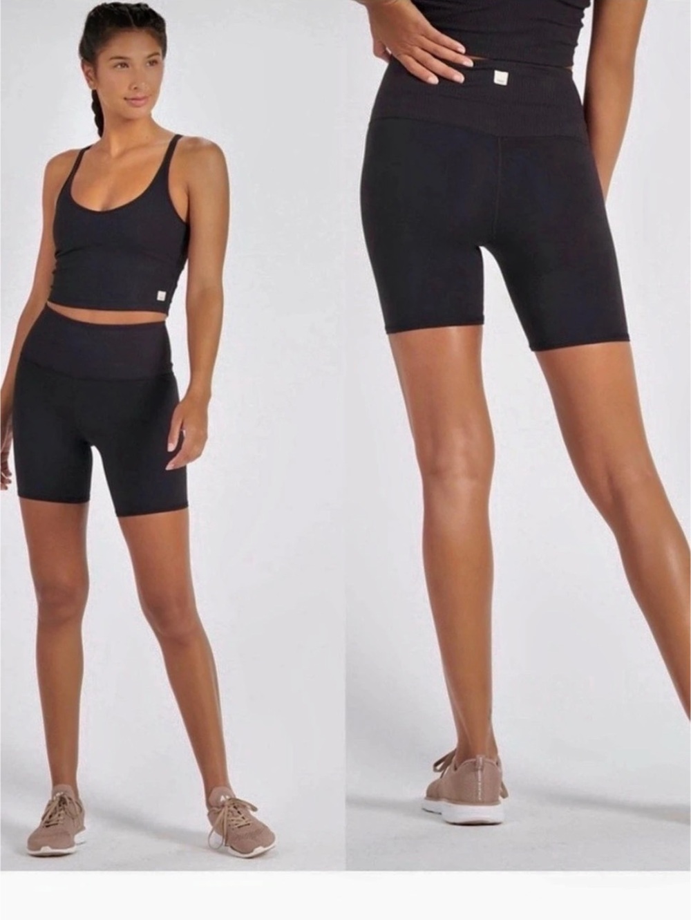 Vuori Daily Short Black Bike Shorts Size Large